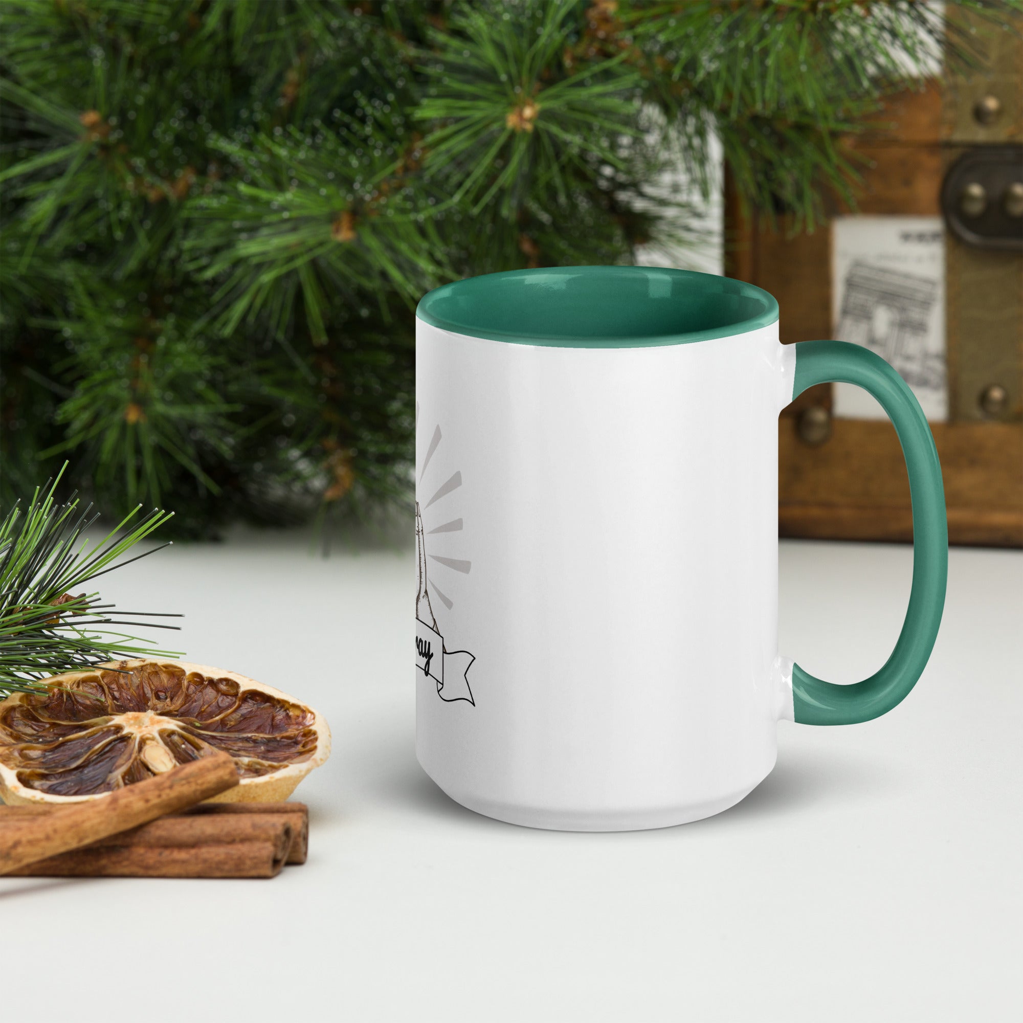 I Pray Mug with Color Inside