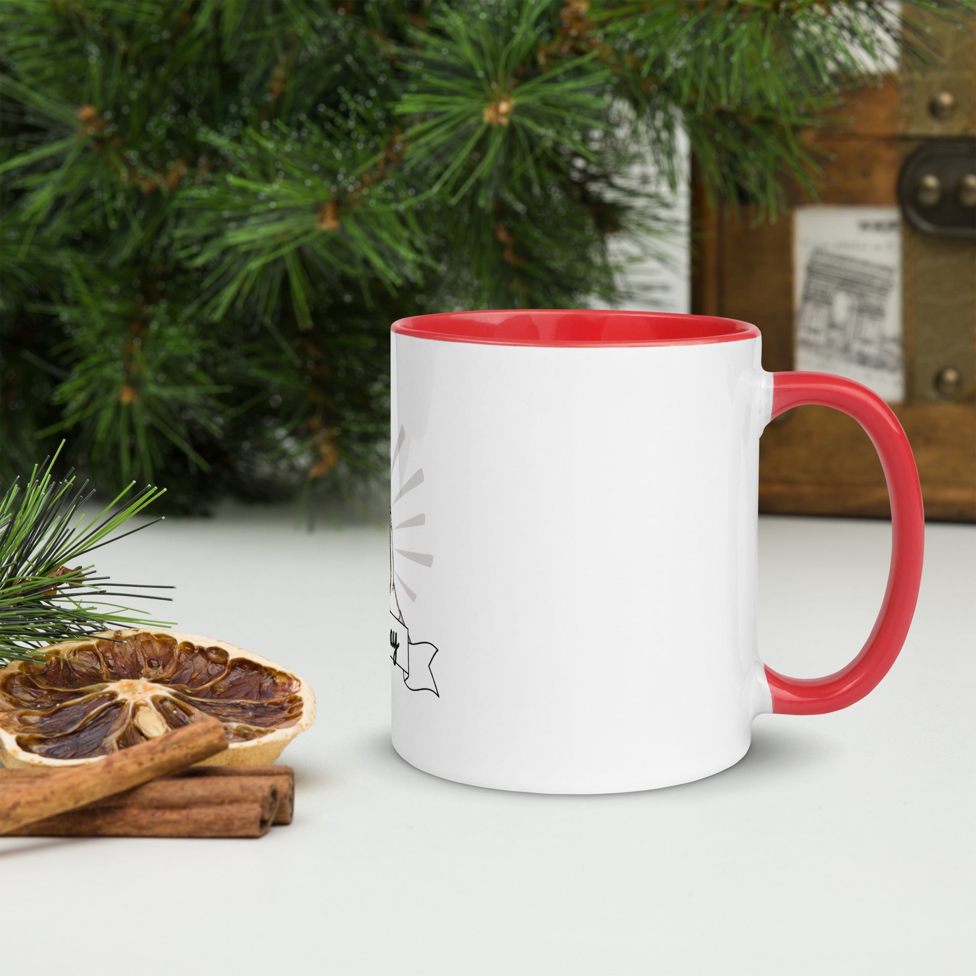 I Pray Mug with Color Inside